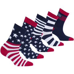 Kids USA Flag Patriot Socks.