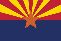 Arizona State Flag Nylon Outdoor Made in USA.