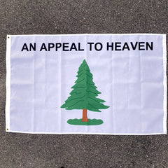 Washington's Cruiser Appeal To Heaven Pine Tree Cotton Flag 3x5 ft.