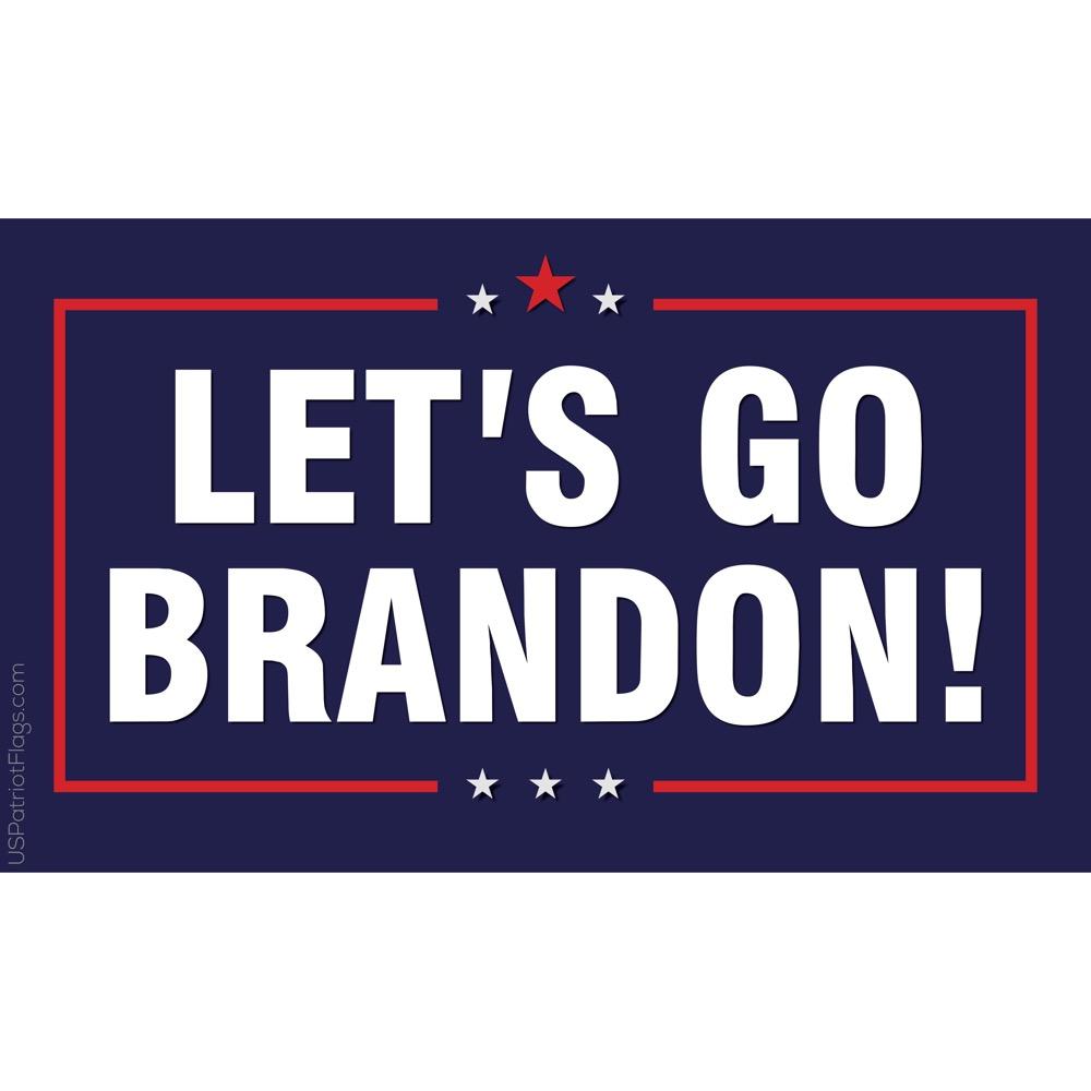 HUGE Let's Go Brandon Bumper Sticker