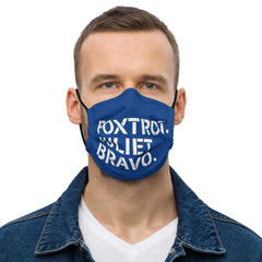 Premium Foxtrot Juliet Bravo  face mask