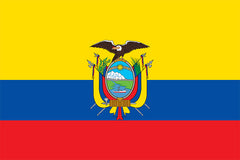 Equador with Seal Flag - Made in USA.