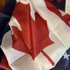 USA & Canada Flag 3x5 ft Economical.