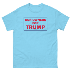 Gun Owners For Trump Men's heavyweight tee