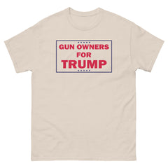 Gun Owners For Trump Men's heavyweight tee