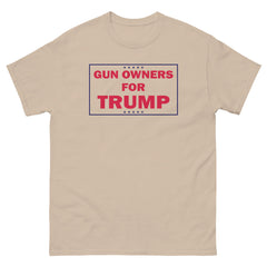 Gun Owners For Trump Men's heavyweight tee