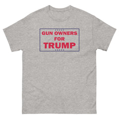 Gun Owners For Trump Men's heavyweight tee