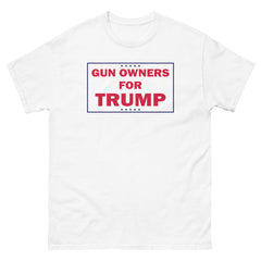 Gun Owners For Trump Men's heavyweight tee