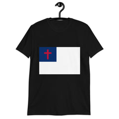 Christian Flag Short-Sleeve Unisex T-Shirt.