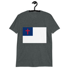 Christian Flag Short-Sleeve Unisex T-Shirt.