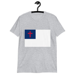 Christian Flag Short-Sleeve Unisex T-Shirt.