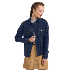 If its Not Fun Dark letters Unisex denim jacket.