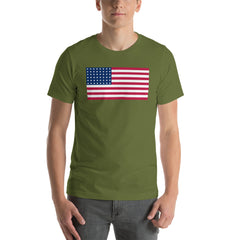 48 Star American Flag Unisex t-shirt