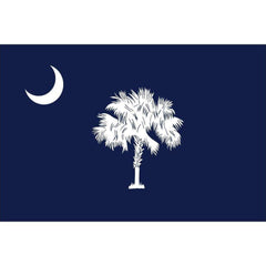 South Carolina State Flag - Made in USA - Nylon Outdoor.