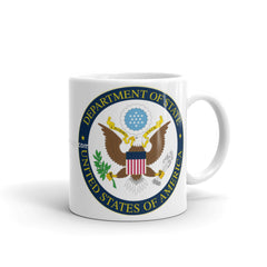 Dept of State White glossy mug